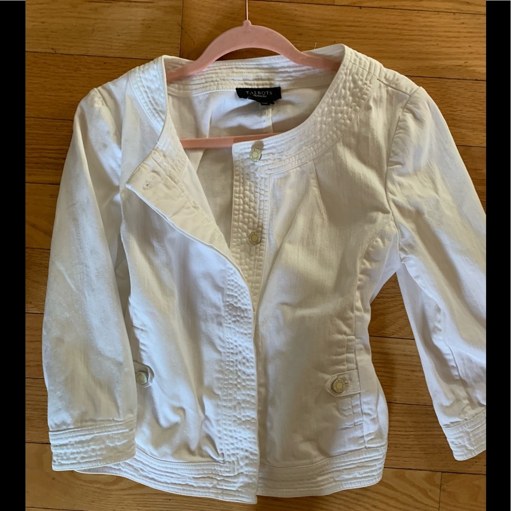 TALBOTS JEAN JACKET 🌸